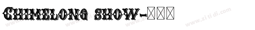 Chimelong show字体转换